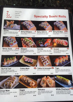 Sushi Cafe menu