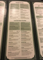 Metro Diner menu