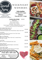 Peacock's Pantry Boutique Catering menu