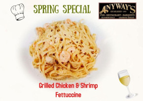 Anyway's Pub Oakbrook Terrace menu