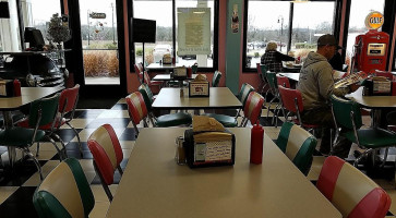 Hwy 55 Burgers Shakes Fries inside