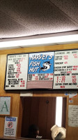 Harveys Fish Hut menu