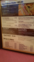 Cow Palace menu