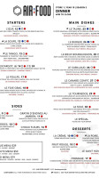 L'appart By Air Food menu
