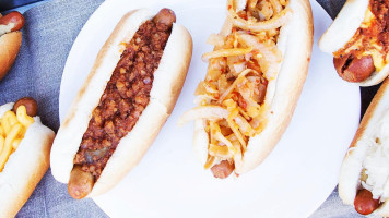 Tony's Hot Dogs food