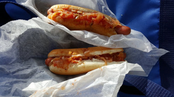 Tony's Hot Dogs food