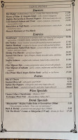 Station At Mountain Lakes menu
