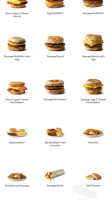 Mcdonald's menu