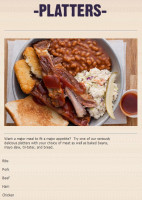 Rick's Barbecue. menu