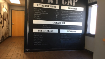 Fat Cap Smoked Meats menu
