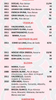 Bodega Spanish Tapas Lounge menu