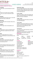Frontera Sabores De Mexico menu