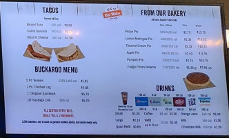 Bill Miller -b-q menu