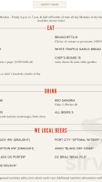 North Italia Washington DC menu