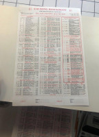 Cai Hong menu