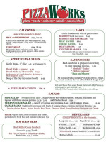 Pizza Works menu