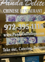 Panda Delite menu