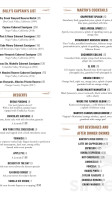 Amici's menu