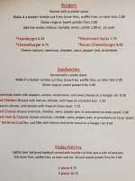 The Local Pub Grill menu