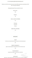 Don Tito menu