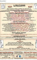 Follow Yer' Nose Bbq Smokewagon menu