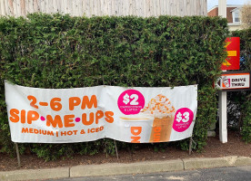 Dunkin' outside