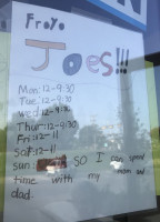 Froyo Joe's Highland Village menu