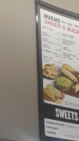 Taco Bueno menu