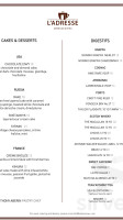 The Kabul Fresh Grill menu
