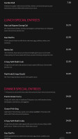 Bua Thai Cuisine menu