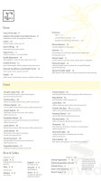 Pearl Dive Oyster Palace menu