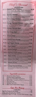 Panda Cafe menu