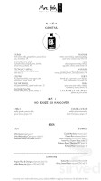La Perla menu