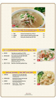 Pho Le menu