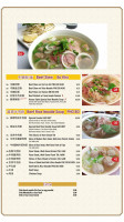 Pho Le menu
