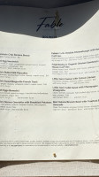 Fable SF menu
