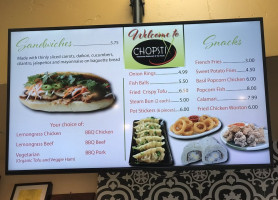 Chopstix menu