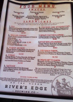 River's Edge Brewing Co. menu