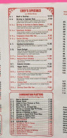 Joe's Carry Out menu