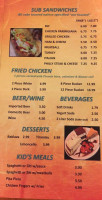 Casa Medina Mexican menu