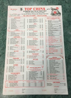 Top China menu