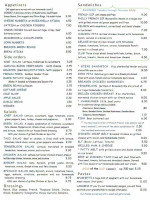 El Rancho Nuevo menu