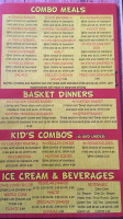 Burger Shack menu