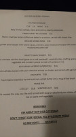 Western Pizza menu