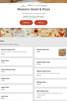 Western Pizza menu