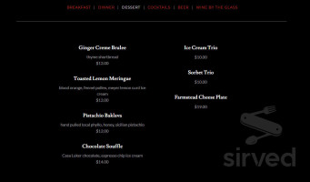 Print Restaurant menu