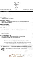 The Regency Room menu