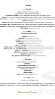 Gustazo menu