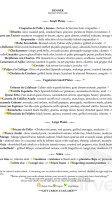 Gustazo menu