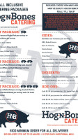 Hog N Bones menu